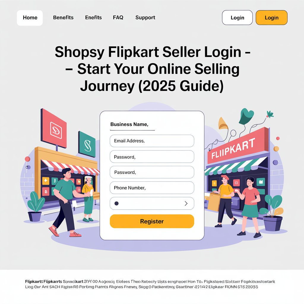 Shopsy Flipkart Seller Login – Start Your Online Selling Journey (2025 Guide)